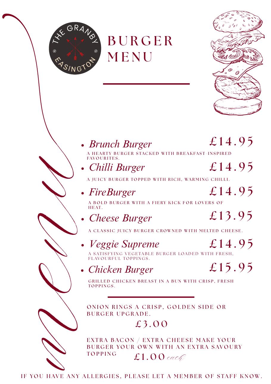 Burger menu